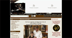 Desktop Screenshot of lylesropes.com
