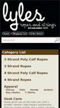 Mobile Screenshot of lylesropes.com